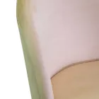 Fløjlsstol og metalramme i forskellige overflader - Penna Viadurini