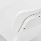 Moderne designstol i træ og metal, Elmas, 4 stykker Viadurini