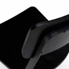 Moderne designstol i træ og metal, Elmas, 4 stykker Viadurini