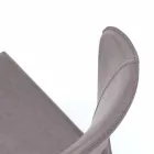 Moderne stole helt dækket af imiteret læder, Accadia, 4 stykker Viadurini