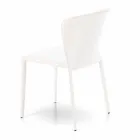 Moderne stole helt dækket af imiteret læder, Accadia, 4 stykker Viadurini