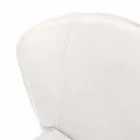 Moderne stole helt dækket af imiteret læder, Accadia, 4 stykker Viadurini