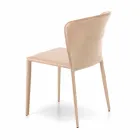 Moderne stole helt dækket af imiteret læder, Accadia, 4 stykker Viadurini