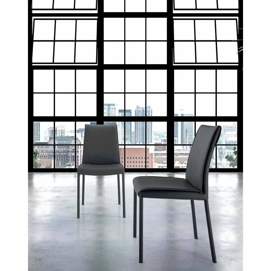 Moderne polstret og polstret stuestol lavet i Italien – Monnalisa Viadurini