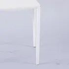 Moderne Stuestol i Økolæder og Metal Fremstillet i Italien - Reka Viadurini