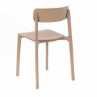 Moderne stol i farvet polypropylen, der kan stables, 4 stykker - Tierra Viadurini