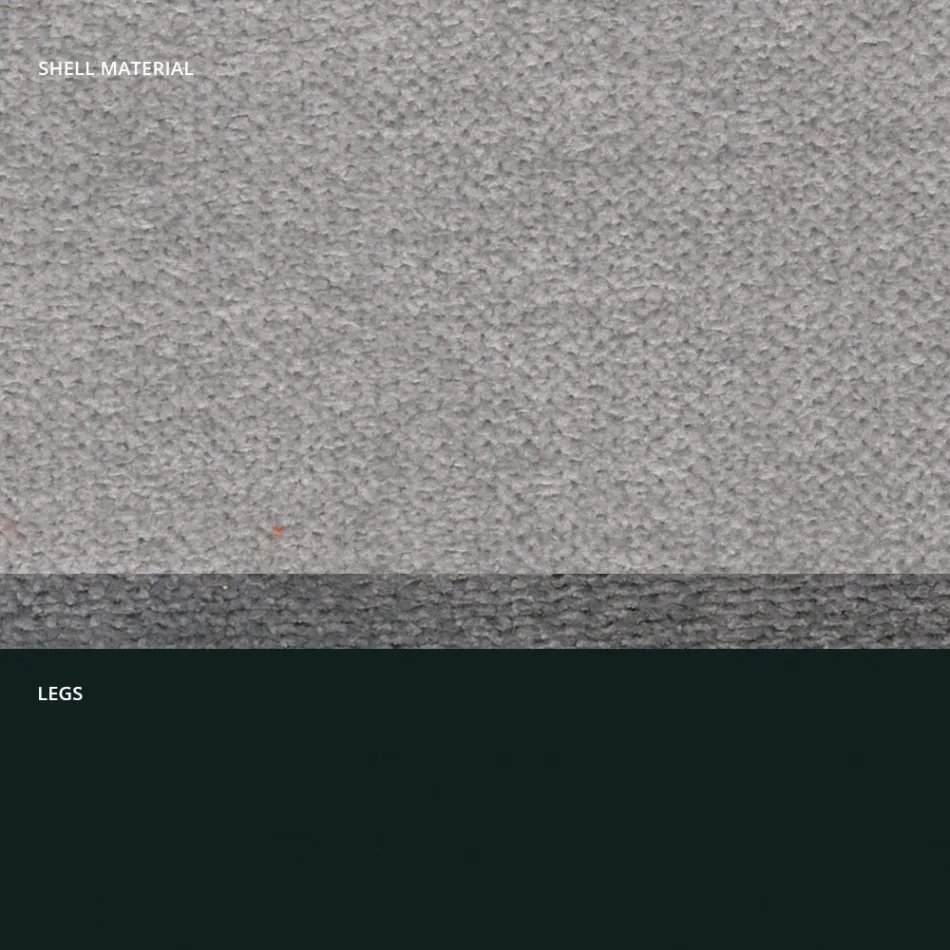 Moderne stol i stof og trekantede ben lavet i Italien, Oriella Viadurini