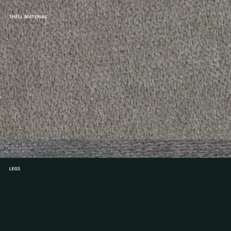 Moderne stol i stof og trekantede ben lavet i Italien, Oriella Viadurini