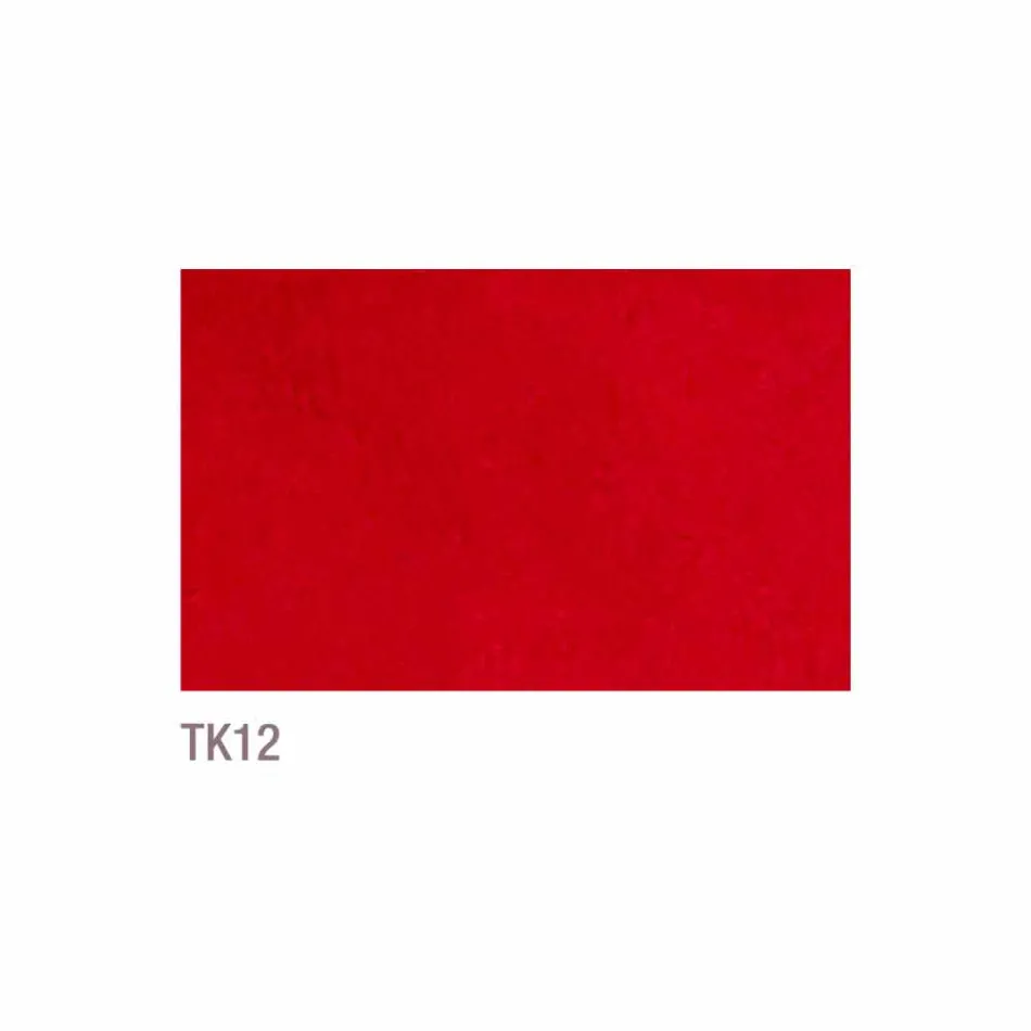 Moderne stol til spisestue i rød Tecnofibra Almira Viadurini