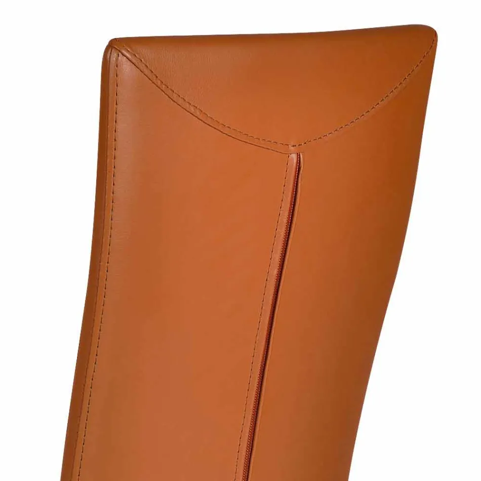 Moderne designsstol i læder / læder lavet i Italien Ghada Viadurini