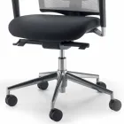 Operativ og semi-executive stol i stof produceret i Italien Mina Viadurini