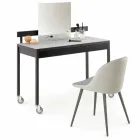 Spisestuestol med Ecoleather-sæde fremstillet i Italien, 2 stykker - Nobelio Viadurini