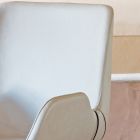 Spisestuestol med moderne design i læder Lavet i Italien - Simba Viadurini
