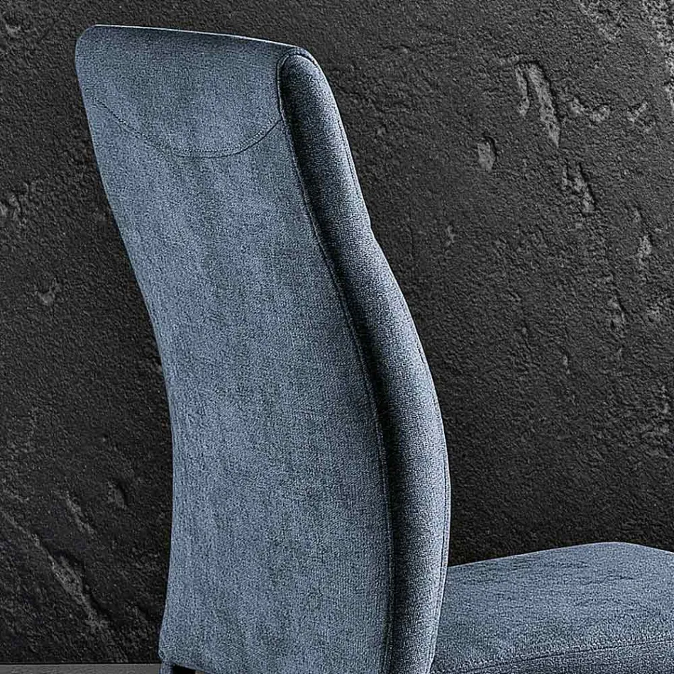 Design spisestuestol i stof lavet i Italien, Luigina Viadurini