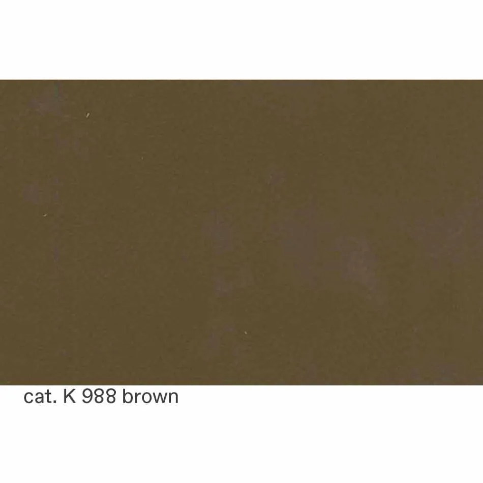 Spisestuestol i forkromet stål og læder Fremstillet i Italien - Beniamino Viadurini