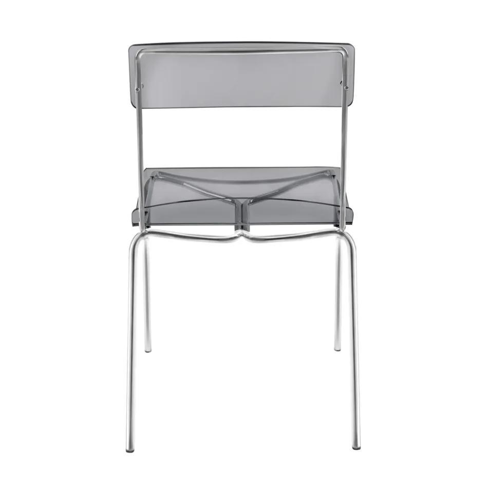 Plexiglas spisestuestol Made in Italy 2 stk - Charlotte Viadurini