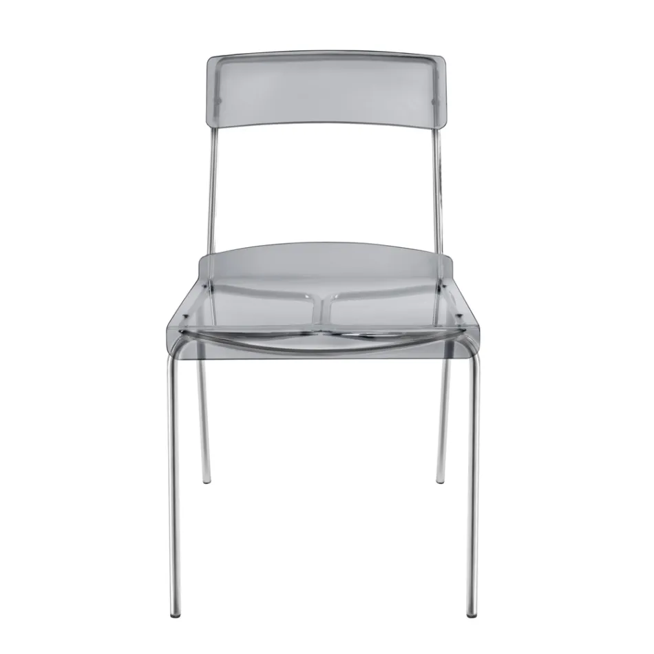 Plexiglas spisestuestol Made in Italy 2 stk - Charlotte Viadurini