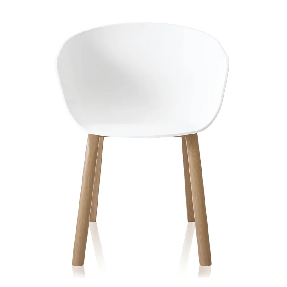 Spisestuestol i polypropylen og metal 4 stk - Severina Viadurini