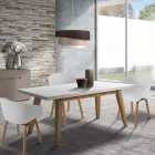 Spisestuestol i polypropylen og metal 4 stk - Severina Viadurini