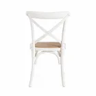 Spisestuestol i rotting og træ Klassisk Design Homemotion - Meridia Viadurini