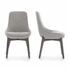 Stol spisestue med træfod lavet i Italien - kokosnød Viadurini