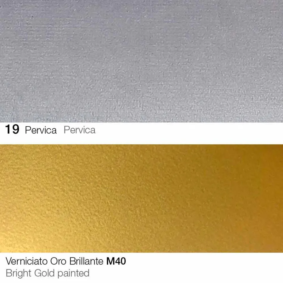 Stof spisestue med guldben fremstillet i Italien - Marchesi Viadurini