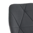 Spisestuestol i stof og gyldent metal 4 stykker - Smeralda Viadurini