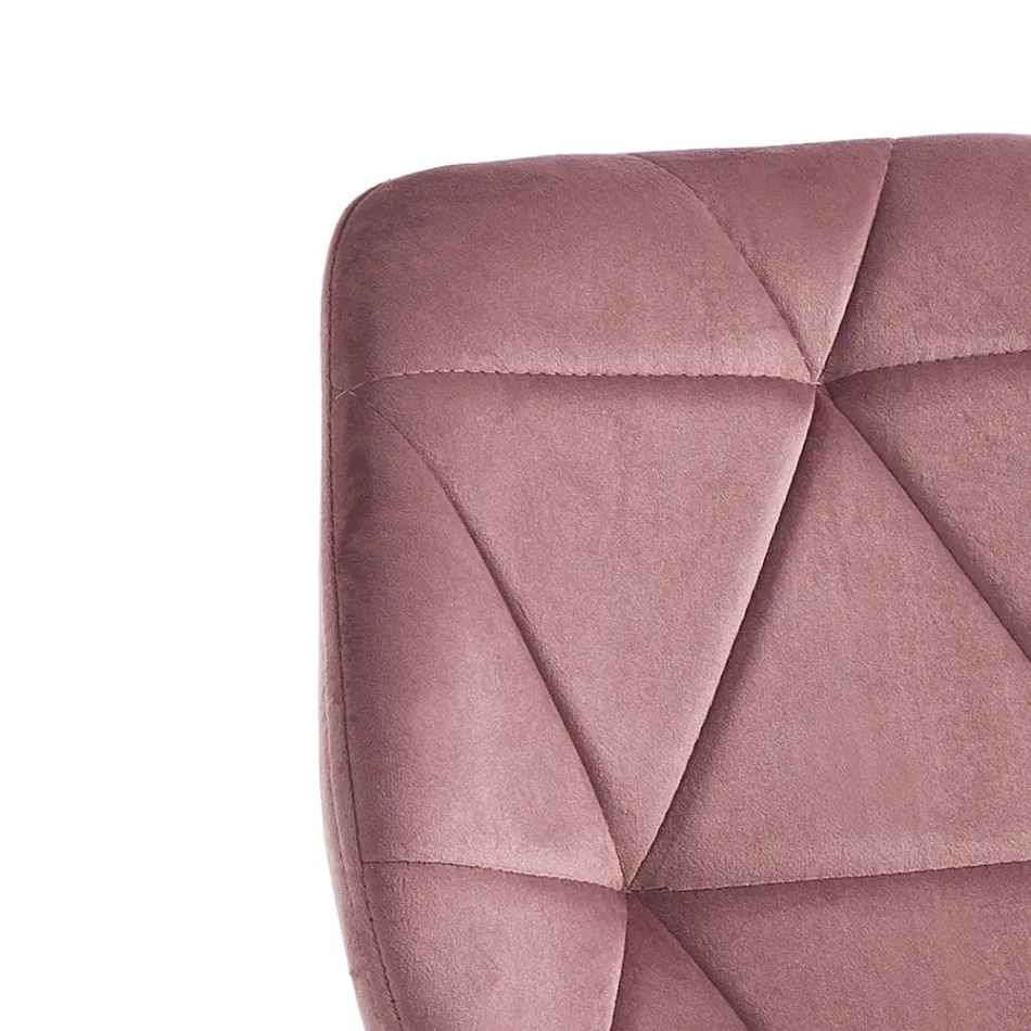 Spisestuestol i stof og gyldent metal 4 stykker - Smeralda Viadurini