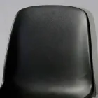 Moderne stol til mødelokale eller konferencelokale i metal og sort ABS - Zetica Viadurini