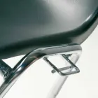 Moderne stol til mødelokale eller konferencelokale i metal og sort ABS - Zetica Viadurini