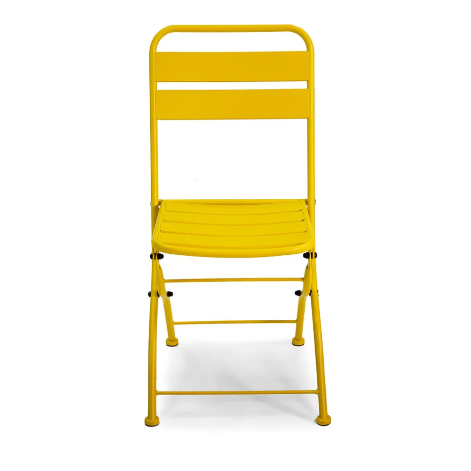 Sammenklappelig havestol lavet udelukkende af metal - Ribbon Viadurini