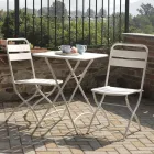 Sammenklappelig havestol lavet udelukkende af metal - Ribbon Viadurini