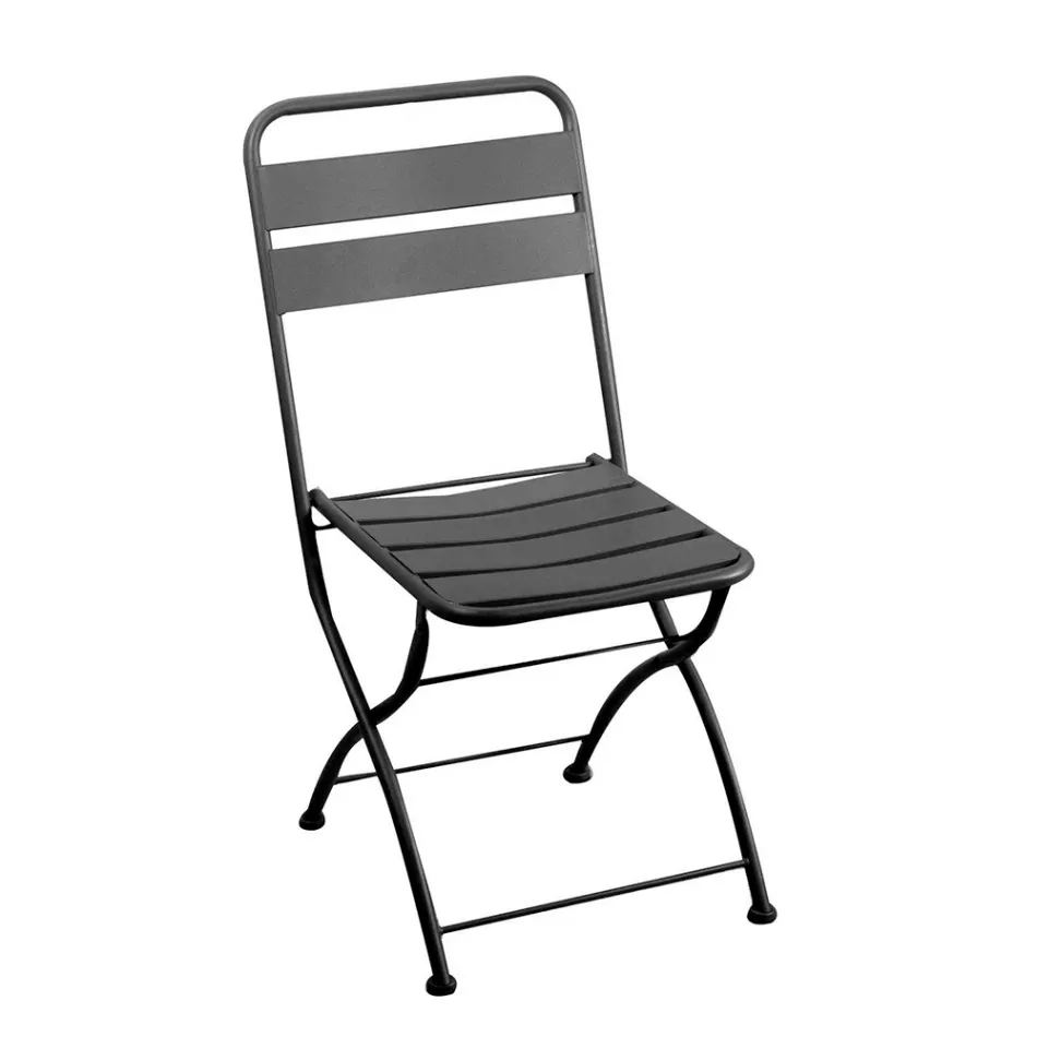 Sammenklappelig havestol lavet udelukkende af metal - Ribbon Viadurini