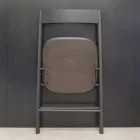 Klapstol i metal og egetræ 2 dele fremstillet i Italien - Roberta Viadurini