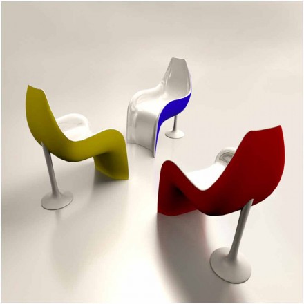 Design stol i Adamantx® Helled Made i Italien Viadurini