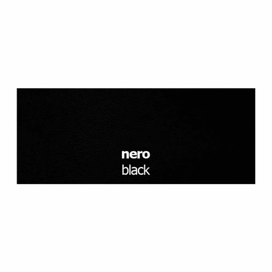 Polstret læderstol med metalkonstruktion fremstillet i Italien, 2 stykker - zink Viadurini