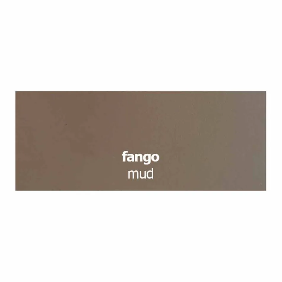 Polstret læderstol med metalkonstruktion fremstillet i Italien, 2 stykker - zink Viadurini