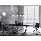 Spisestuestol i syntetisk læder og polypropylen 4 stk - Shakira Viadurini