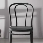 Spisestolstol i polypropylen, der kan stables op til 10 enheder, 4 stykker - Gaya Viadurini