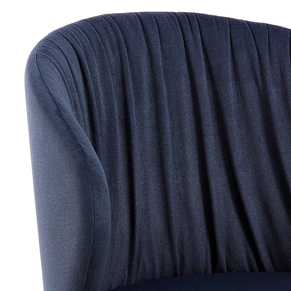 Spisestuestol i elegant moderne designstof - Reginaldo Viadurini