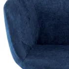 Spisestuestol i stof og træ Made in Italy 4 stykker - Bardella Viadurini