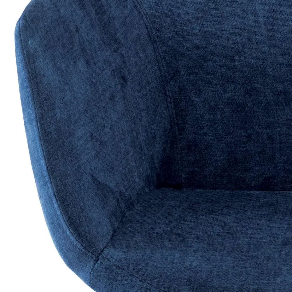 Spisestuestol i stof og træ Made in Italy 4 stykker - Bardella Viadurini