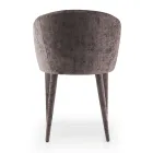 Spisestuestol betrukket med stof Made in Italy 4 stykker - Tagata Viadurini