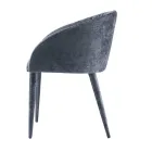 Spisestuestol betrukket med stof Made in Italy 4 stykker - Tagata Viadurini