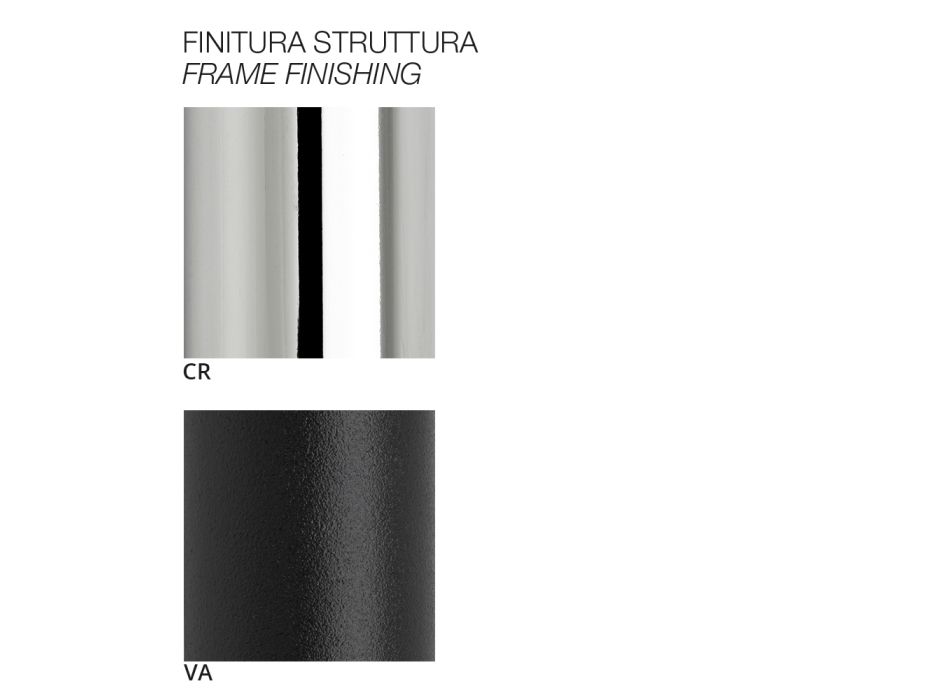 Revolving Living Room Stol i Technopolymer Made in Italy 2 stk - Fedora Viadurini