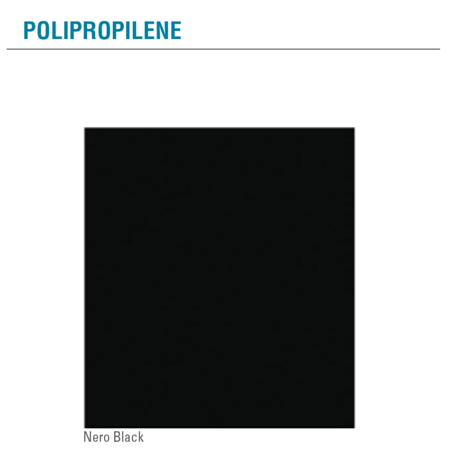 Stuestol i farvet polypropylen Fremstillet i Italien, 4 stk - Marbella Viadurini