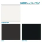 Metal stuestol og mikrofibersæde lavet i Italien, 2 stk - Fabiola Viadurini