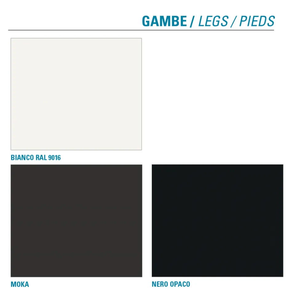 Metal stuestol og mikrofibersæde lavet i Italien, 2 stk - Fabiola Viadurini