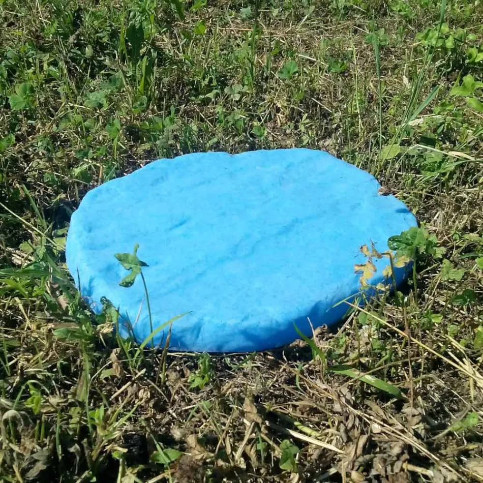 Have Steplight i form af sten Fluo Made in Italy 4 stykker - Sten Viadurini