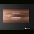 Selene Kunst &amp; Light Sconce med teksturerede paneler 140xH75 cm